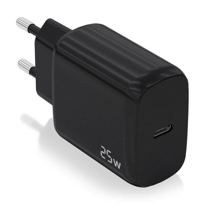Aisens Charger USB-C PD 3.0 1 Port 1x USB-C 25W - Black — image 1