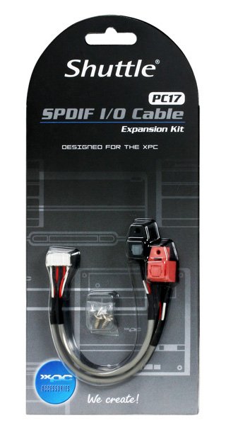 Shuttle Spdif Extension Kit - Digital Audio Upgrade Cable Audio 0,15M Grey