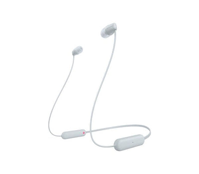 Sony WI-C100 Headphones Wireless In-ear Bluetooth White — image 1