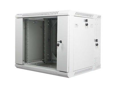 Lanberg Cabinet Rack 19 Double Sección Assembly Wall 9U / 600X600 Autoarmas (paquete Flat Grey — image 1