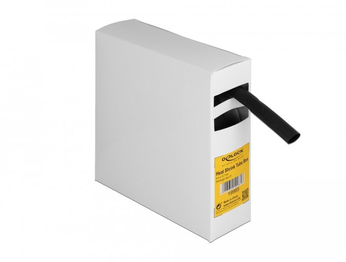 Tubo Termorretráctil Box, With Adhesive Indoor Schrumpfungsrate 3:1, 5M X 12,7MM Black