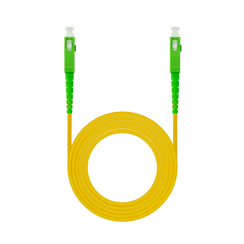 Nanocable Cable Fibre Sc/Apc-sc/Apc Monomodo Lszh 3M - Yellow