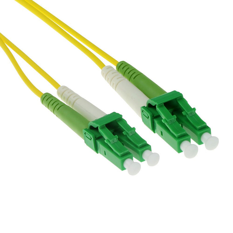 1 Meter Lszh Singlemode 9 125 OS2 Fiber Patch Cable Duplex With Lc APC8 Connectors