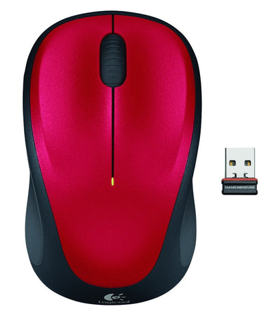 Logitech Mouse M235 Wireless Red 910-002496 — image 1