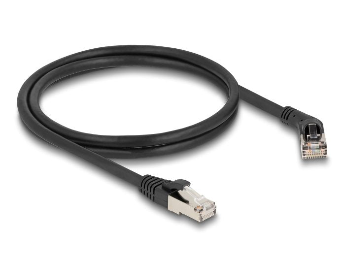 Delock RJ45 Network Cable CAT.6A S/FTP Male a Male Gerade 1M Black