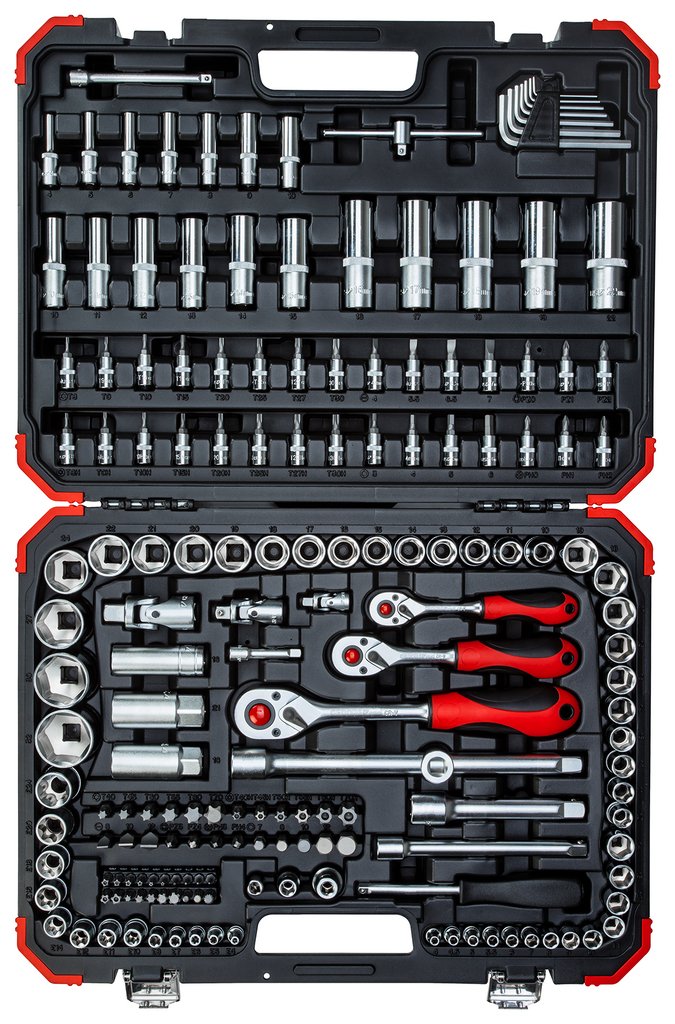 Gedore Set Of Keys Tubo, 1/4 + 3/8 + 1/2, 172 Pieces