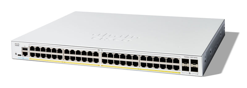 Cisco Catalyst 1200-48P-4X Conmutador L3 Smart 48 X 10/100/1000 (PoE + ) + 4 X 10 Gigabit Sfp + Assembly Rack