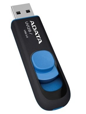 ADATA USB Flash Drive 64GB USB 3.0 Dashdrive UV128 Black
