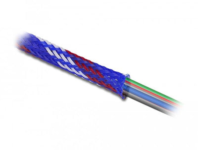 Delock 20756 Pasacables Blue Red White — image 1