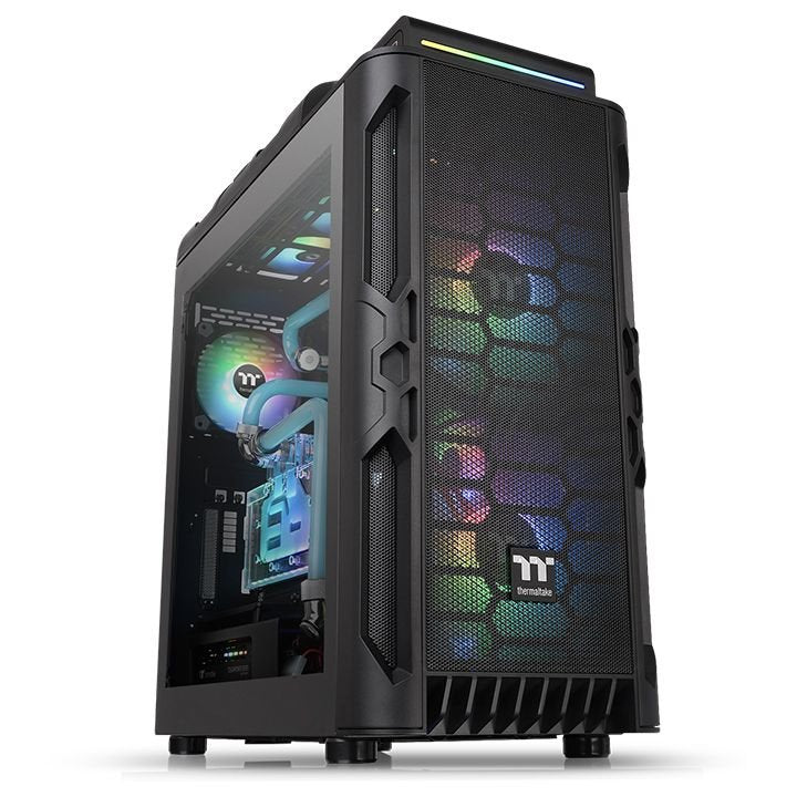 Thermaltake PC Case Tower ATX Level 20 Rs ARGB Black 2XVEN 200MM And 1XVEN120MM Inclu/2XCRISTAL Tempered CA-1P