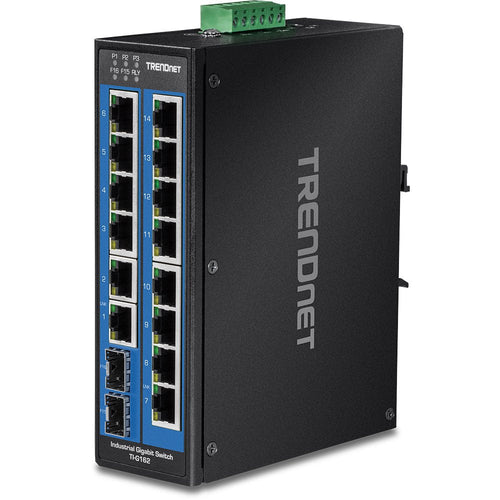 Trendnet Switch TI-G162 16 Ports RJ-45 Gigabit 10 100 1000 Sfp — image 1