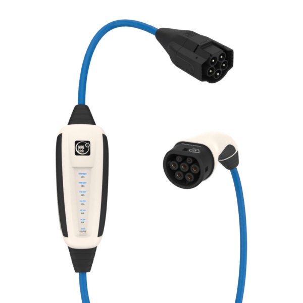 Nrgkick Mobile Wallbox 16A 7,5M White Puro, 11KW, Cable 7,5 Metres Wi-Fi + Bluetooth 17701000