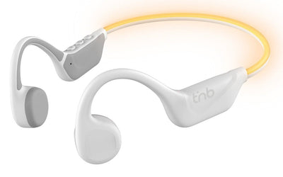 Headphones Tnb Energy Light - Bone Conduction Bluetooth Earphones And Light-up Headband - White — image 1