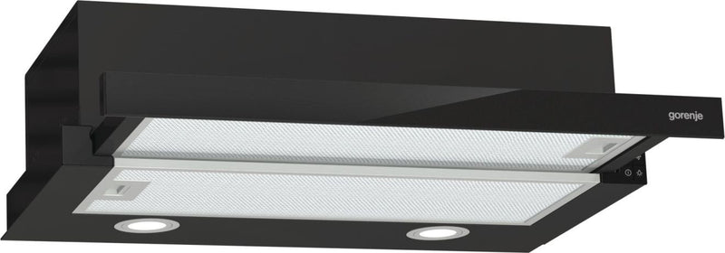 Gorenje Campana Extractora TH62E4BG Semintegrada Removable Black 450M³/H