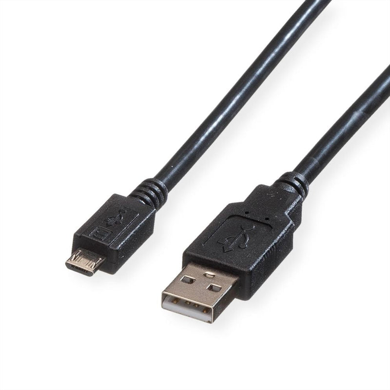 Roline Cable USB 2.0 USB a St - Micro USB B St Black 1,8M