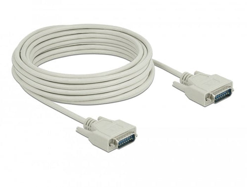 Delock Serielles Cable D-SUB15 Connector Male a Male 10M — image 1