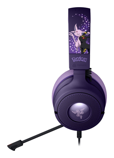 Razer Headphones Kraken V4 X – Espeon & Umbreon Edition Alámbrico Diadema Set USB Type-c / USB Type-a Púrpura, — image 4