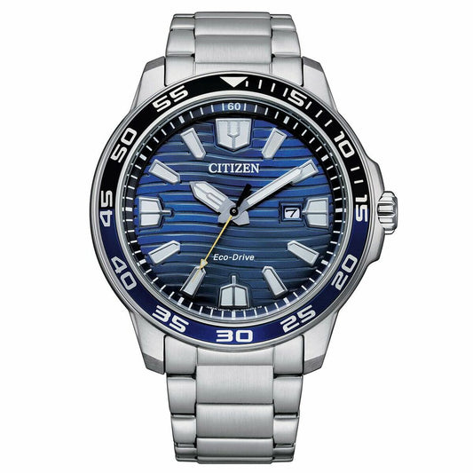 Citizen Men's Watch Citizen Aw1525-81L Silver Blue