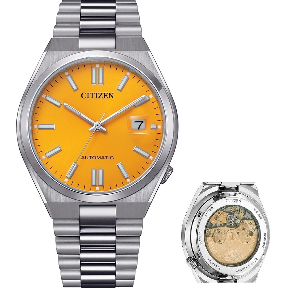Citizen Men's Watch Citizen Nj0150-81Z Orange Silver (Ø 40 Mm)