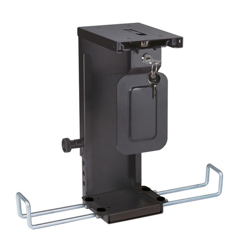 Roline Slim Mini-PC Stand With Lock Black