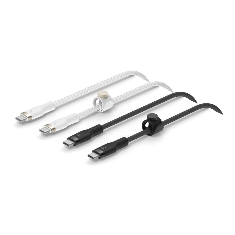 Belkin 1X2 Pro Flex Silicone 1M USB-C/USB-C B + W CAB011BT1MBW2PK