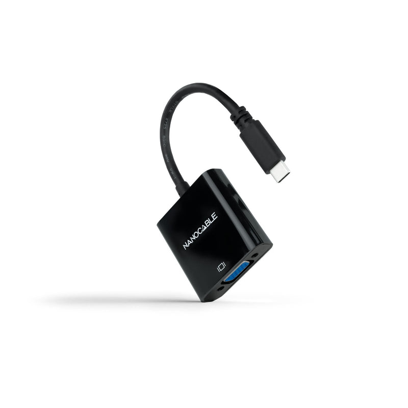 Nanocable Converter USB-C a VGA - 10CM - Black