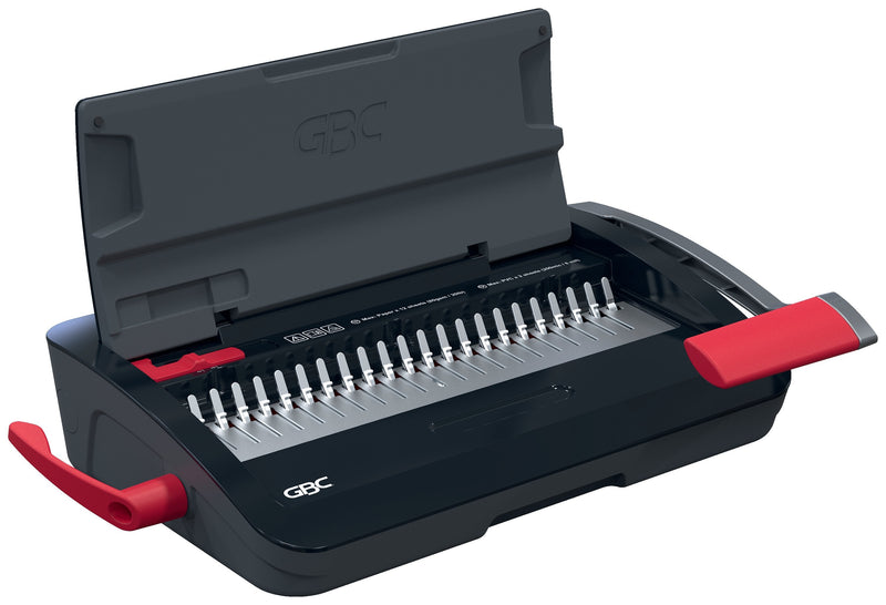 Gbc Combbind CB12 Encuadernadora Manual Canutillo - Encuaderna Up To 165 Hojas A4 - Puede Perforar Up To 14 Ho