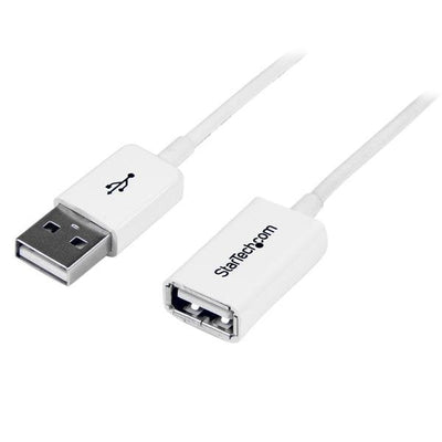 StarTech USB Cable 2.0M/H (alargo) 1M Blancoâ USBEXTPAA1MW — image 1
