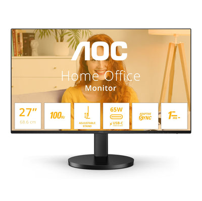 Aoc 68,6CM 27 Q27B3CF2 16:09 HDMI + USB-C IPS Lift Black Retail — image 1