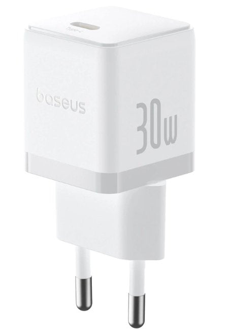 Baseus Travel Charger Palm Series Type-c, PD 3.0, Qc 3.0, 30W, White Eu (P10111605213-00) — image 1