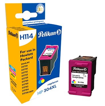 Pelikan Toner HP 304XL Colour Multi-pack C/M/ And — image 1