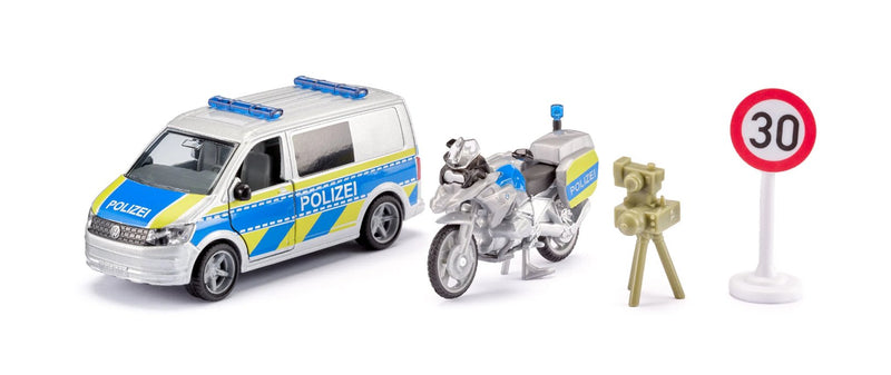 Siku Super Vw T6 With Bmw Polizeimotorrad 10256200000