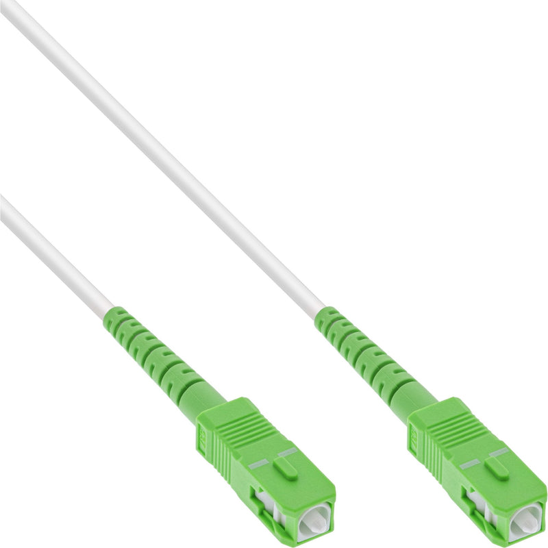 Inline Cable Símplex Fibre Optic , Ftth, Sc/Apc 8° a Sc/Apc 8°, 9/125 ?m, OS2, 5M