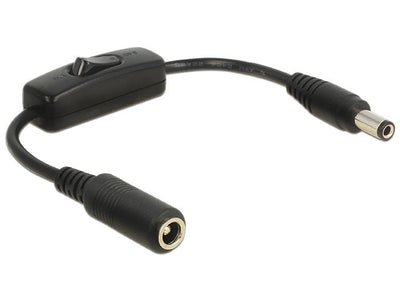 Delock Adapter DC 5,5 X 2,5MM Male DC 5,5 X 2,5MM — image 1
