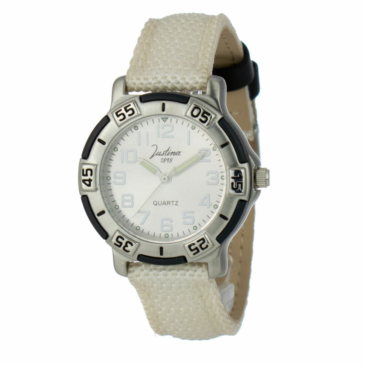 Justina Ladies' Watch Justina 32555B (Ø 34 Mm)