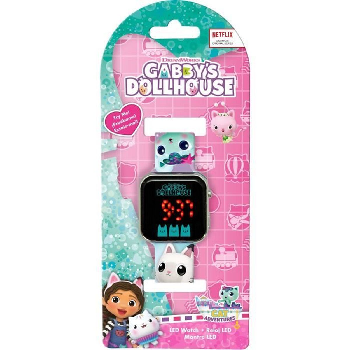 Kids Licensing Kids' Smartwatch Kids Licensing Black Ø 35 Mm Time Calendar 18 X 7,5 X 3 Cm