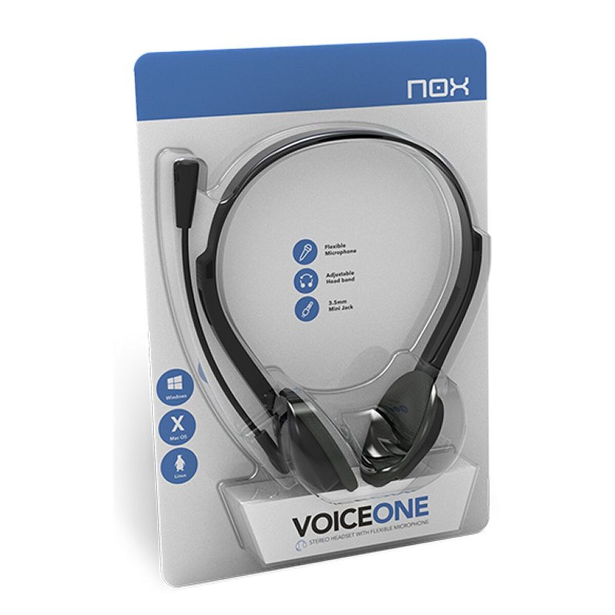 Nox Sport Headphones With Microphone Nox Voice One