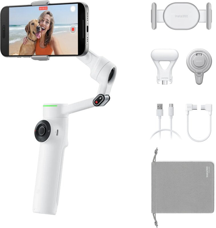 INSTA360 Gimbal Flow 2 Pro Creator/Cinsabqb/Creatorwhite
