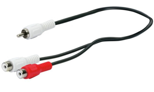 Schwaiger Cinch And -adapter 1XSTE 2XBU 0,2M Black — image 1