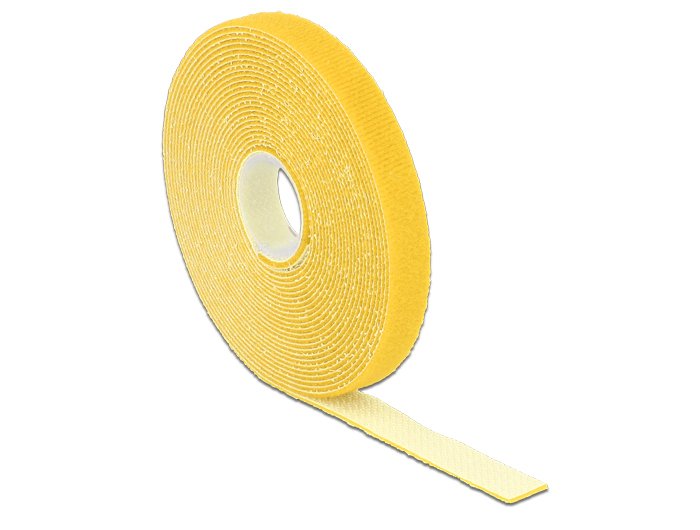 Delock 18735 Tape Velcro Roll 5M X An 13MM Yellow