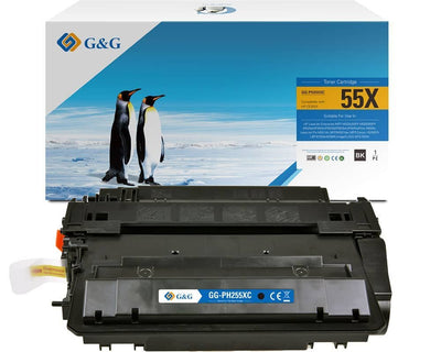 G&g Toner Xl-ers. HP 55X/ CE255X/ Canon 724H — image 1