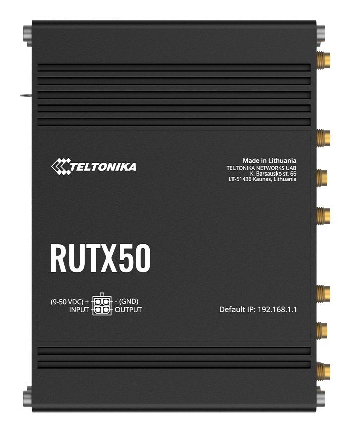 Teltonika · Router · RUTX50 · 5G Módem Router WLAN · Esim