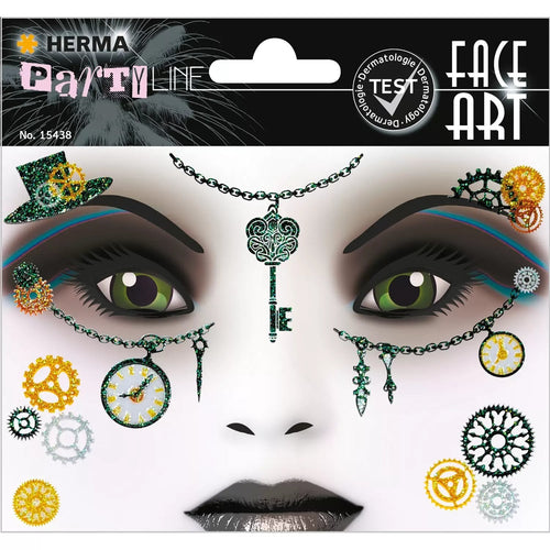 Herma 15438 - Pegatinas Arte Facial Steampunk Amelia, Dermatológicamente Probadas — image 1