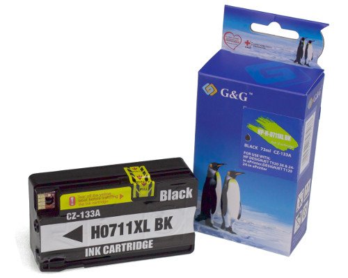 G&g Ink Compatible With HP 711 Black
