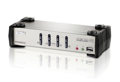 Aten Switch Kvm, 4 Canales, CS1734B, Usb, Ps/2, Audio, Osd — image 1