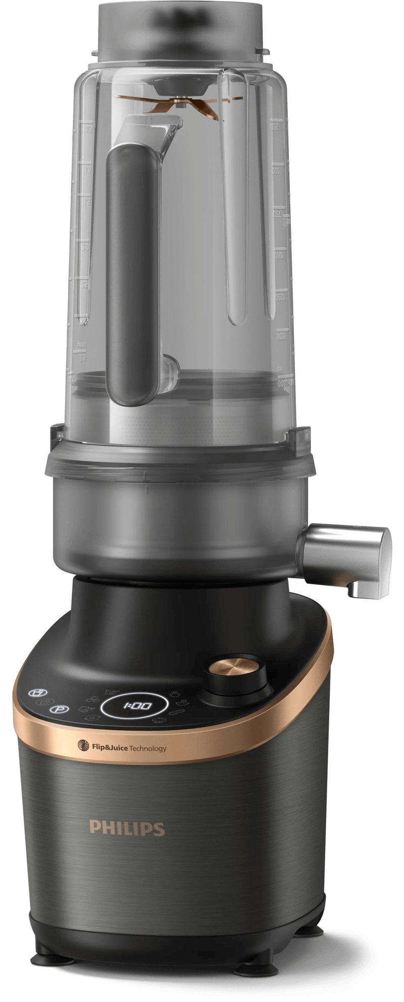 Philips HR3770/00 Blender Glass 1500W Black Cobre