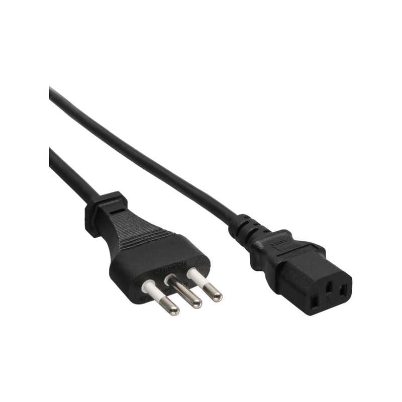 Inline Cable Power , Plug Italia a Plug Iec, 0,5M