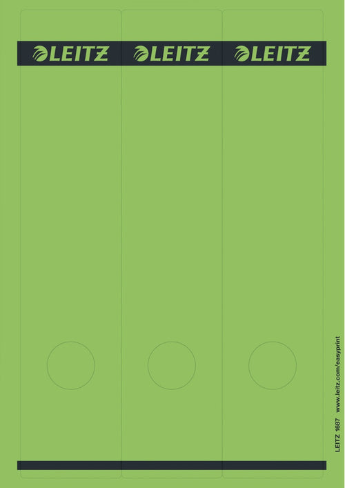 Leitz 1687 Labels Ring Binder 8CM Anchura Lomo 61,5 X 285,0MM — image 1