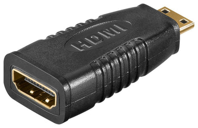 Goobay 68841 Cambiador Género Cable 19-PIN Mini HDMI M 19-PIN HDMI Fm Black — image 1