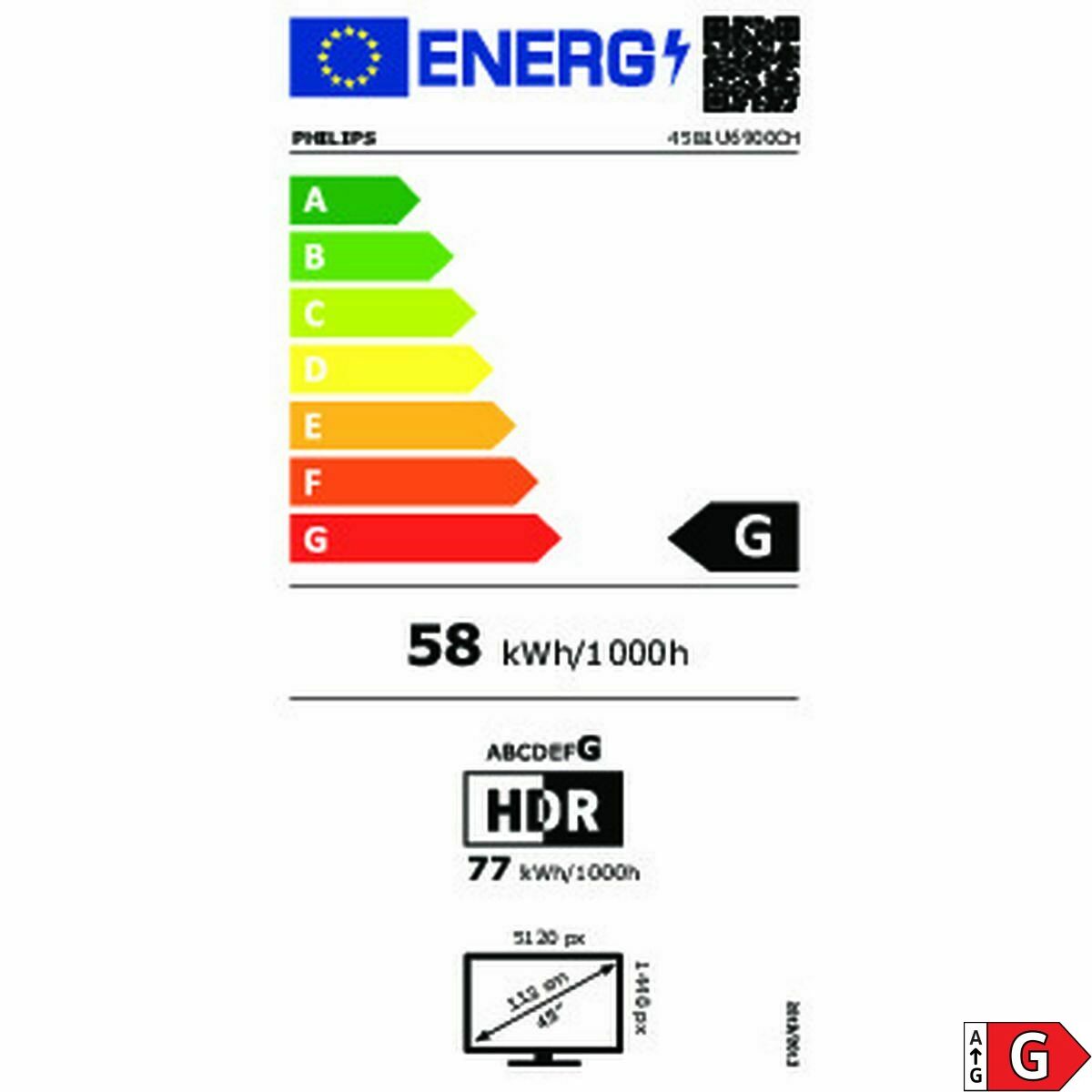 Philips Monitor Philips 45B1U6900Ch/00 44,5" Lcd Ultrawide Dual Quad Hd